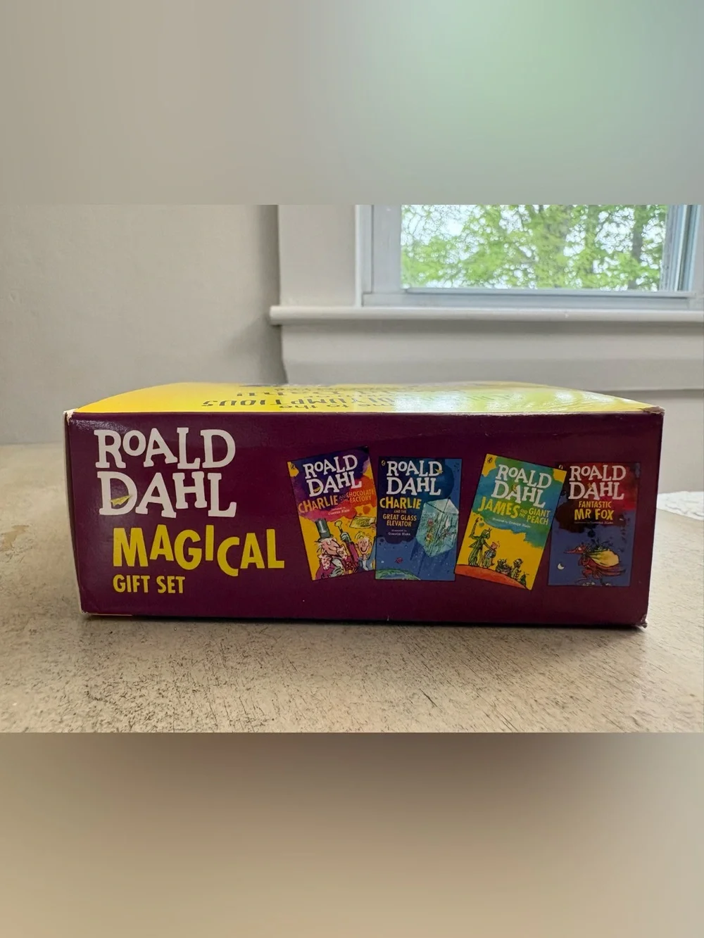 Roald Dahl Magical Gift Box Set (4 Books) - Illustrated by Quentin Blake